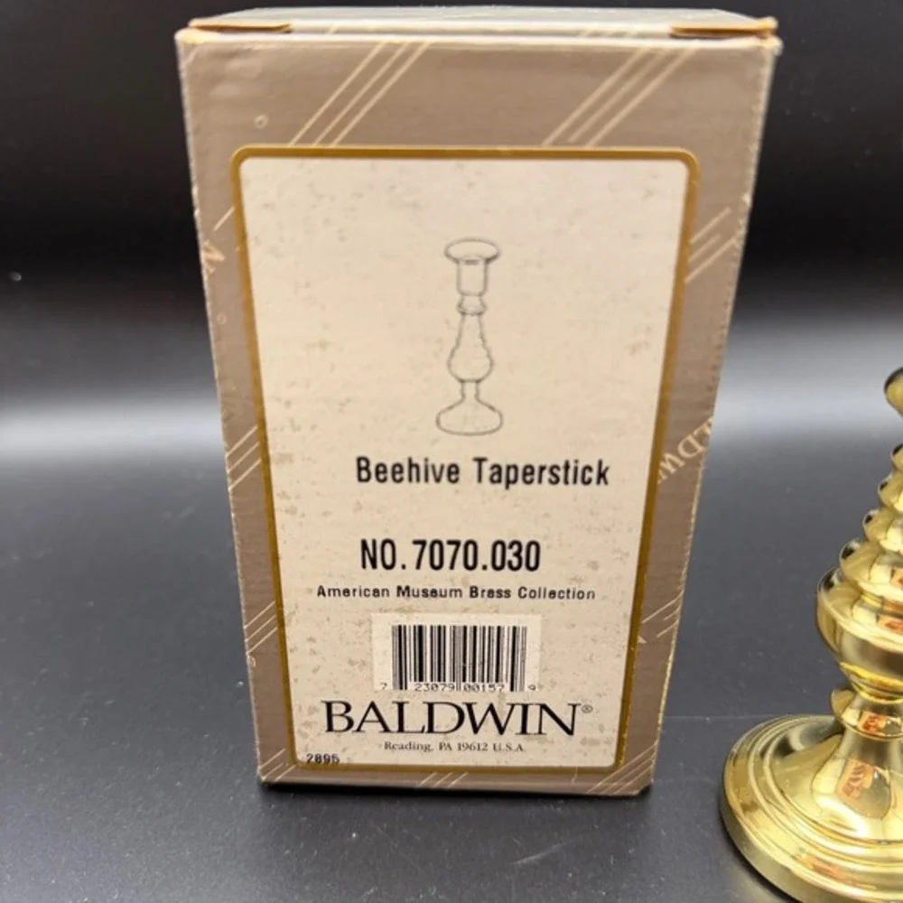Baldwin Beehive Taperstick 5